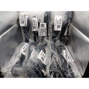 Lot of 10  Power Supply Cord Cables 3 Prong  3-Pin Plug Dell DP/N 05120P